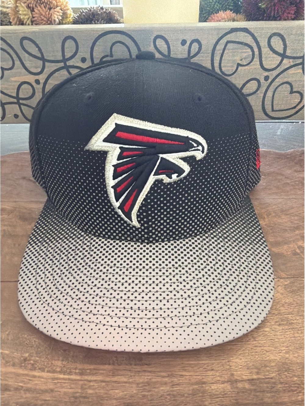 New Era Atlanta Falcons 9FIFTY Snapback Hat Black and Gray Gradient